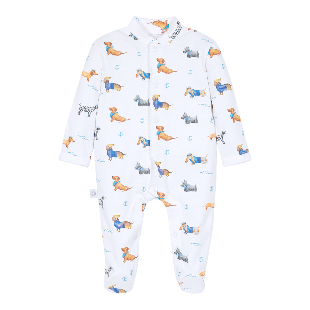 Sailor Puppy Baby Footed Pajama