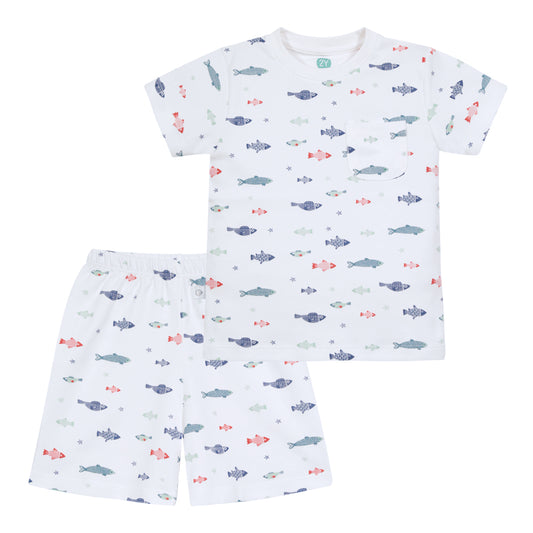 Little Reef short pajama set