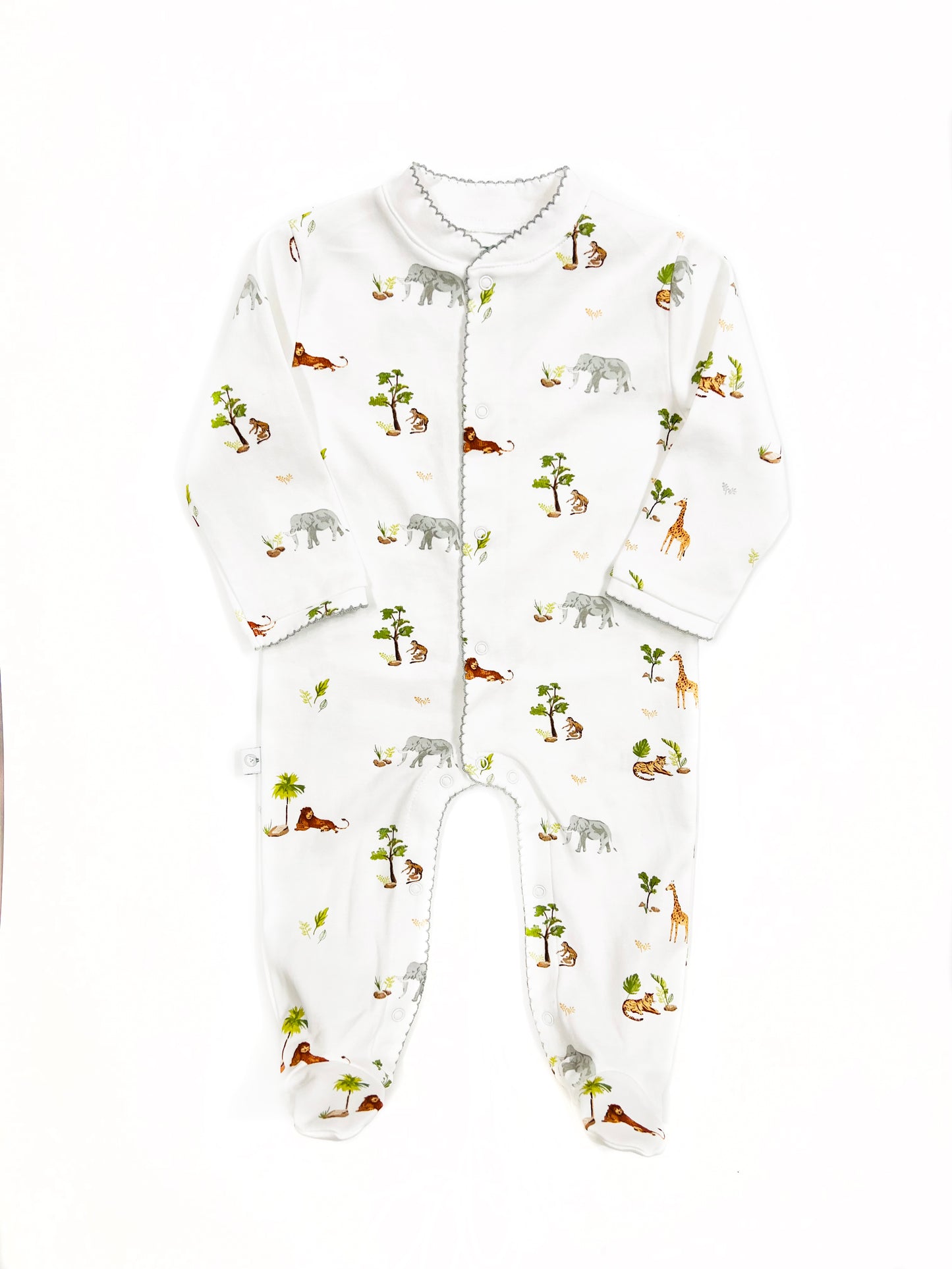 Safari footed pajama