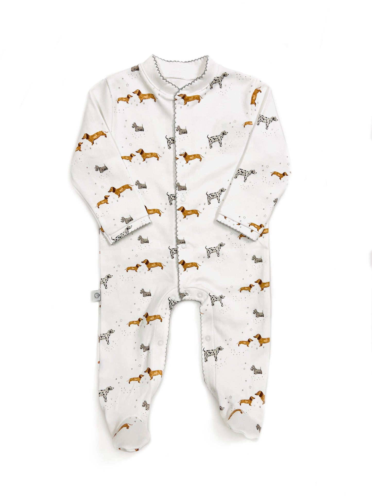 Puppy vibes footed pajama