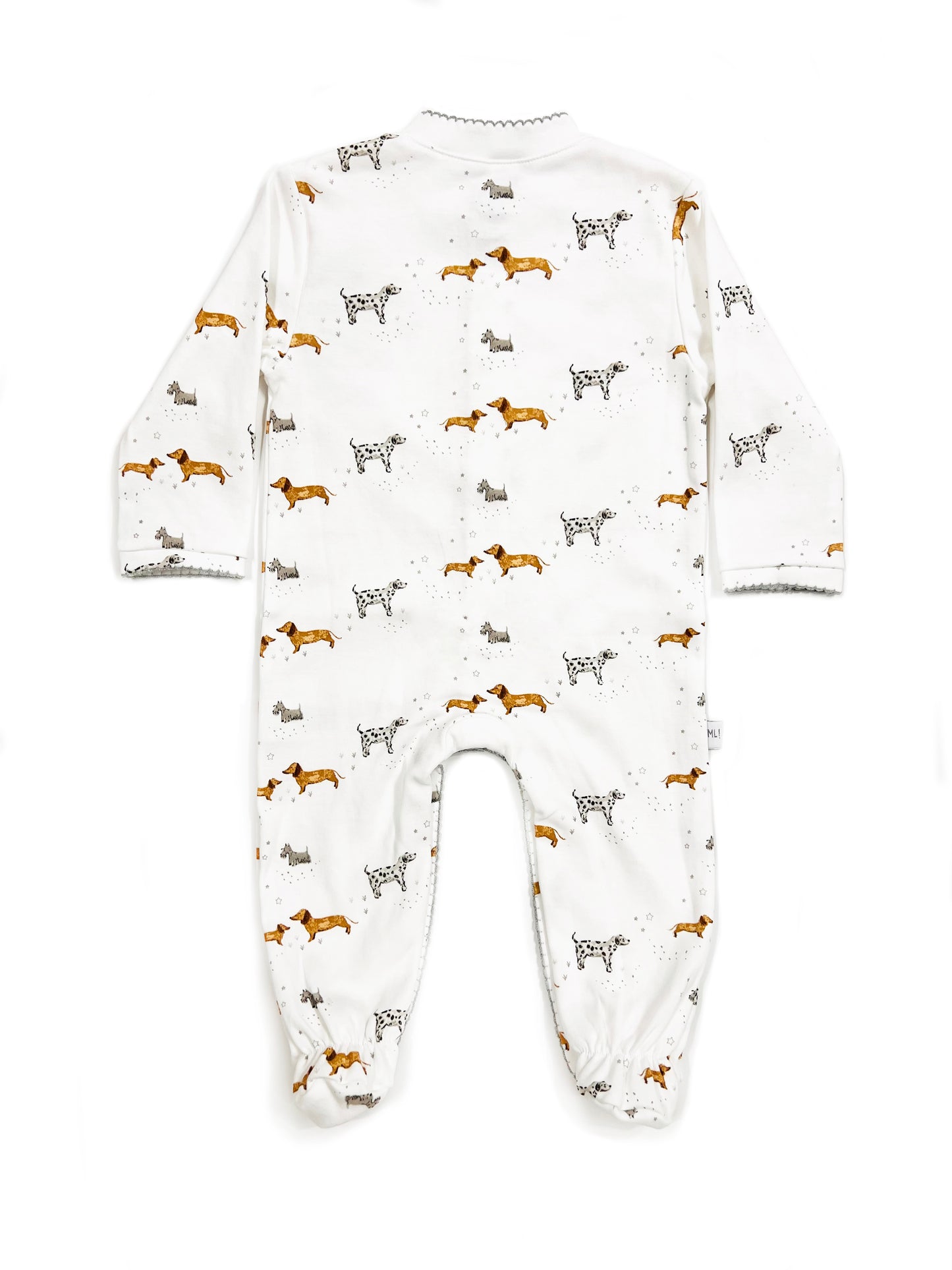 Puppy vibes footed pajama